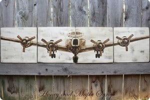 pottery barn air plane panels
