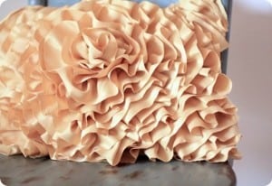 Golden Ruffle Pillow
