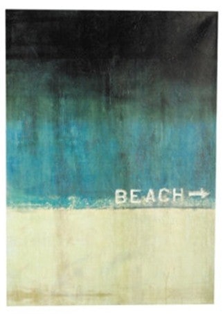 Beach This Way Giclee Painting
