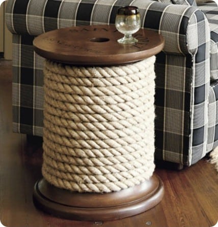 Spool Side Table