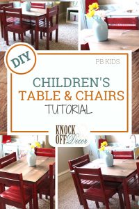 Children’s Play Table and Chairs