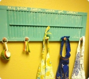 Shutter Kitchen Rack with Hooks