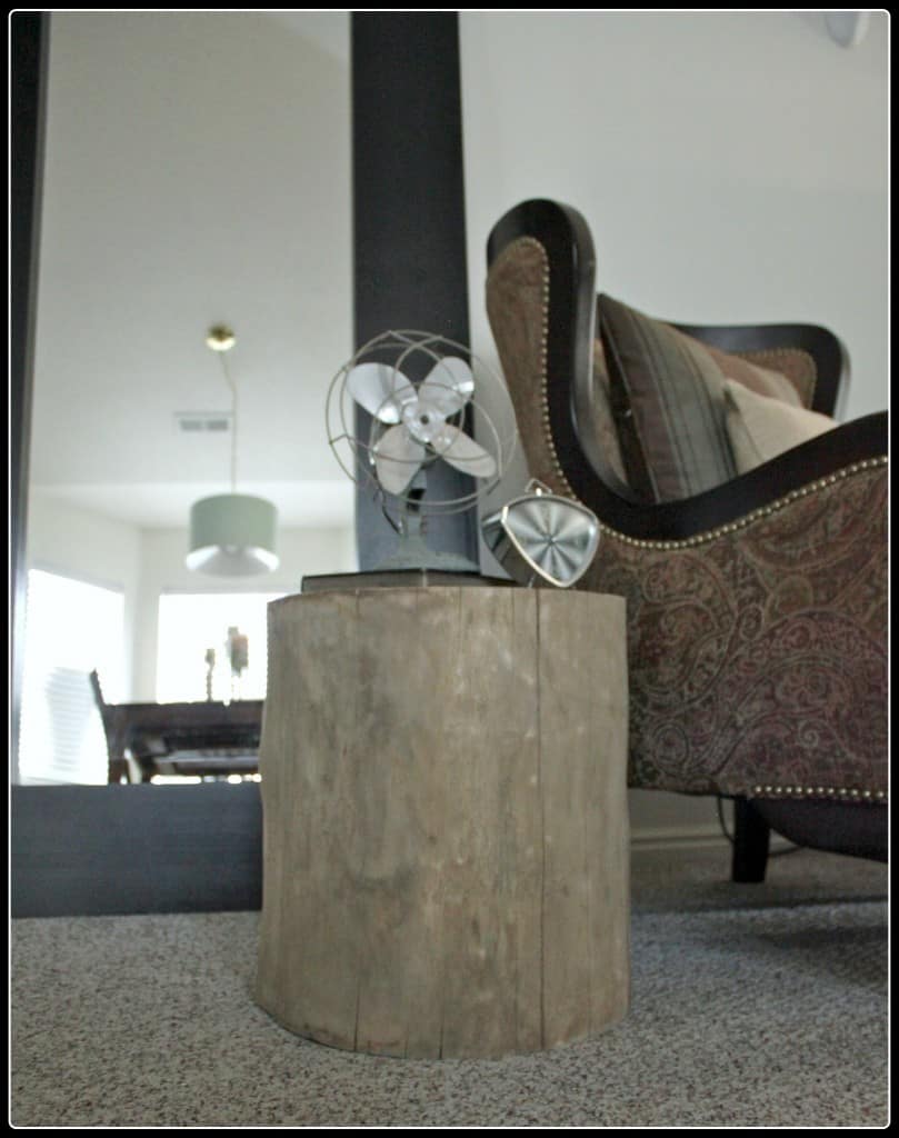 Tree Stump Side Table