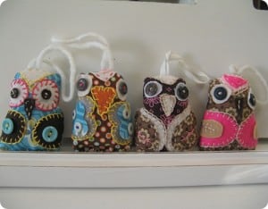 Owl Christmas Ornaments
