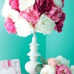diy peony lamp