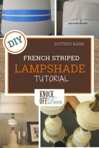 French Stripe Lampshade