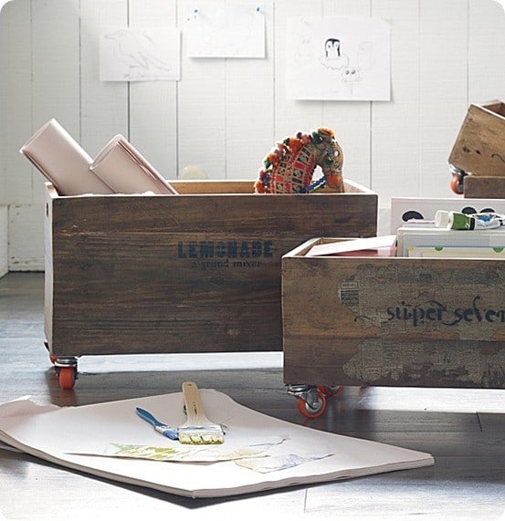 Rolling Storage Crates