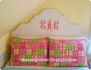 Curved Wood Headboard