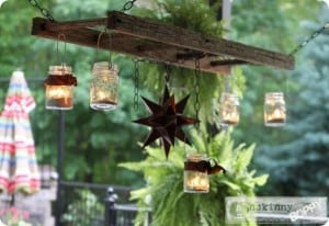 Hanging Lantern Ladder DIY (and Where to Get a Ladder!)