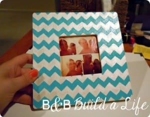 Painted Chevron Frame