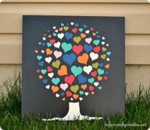 Heart Tree Wall Art