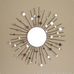 sunburst mirror from candle holder