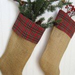 CONFESSIONS OF A PLATE ADDICT Burlap and Plaid Stockings1_thumb[5]