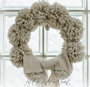 Pom Pom Wreath