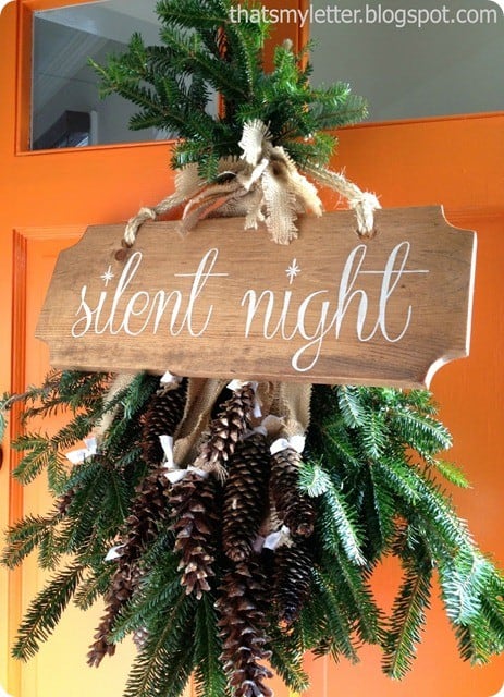 pb inspired silent night sign