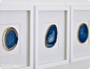 Framed Agate Slices
