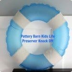 Pottery Barn Kids knock off life preserver