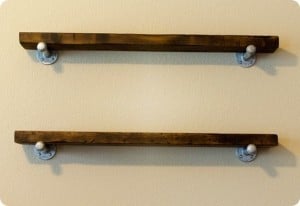 Reclaimed Wood Wall Shelves