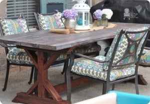 Build Your Own Trestle Farmhouse Table