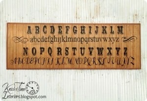 Bamboo Floor Mat with Typography