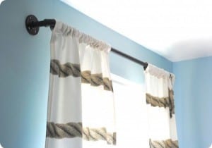 Industrial Style Pipe Curtain Rods