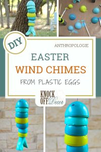 Kid-Friendly Wind Chimes from Plastic Easter Eggs