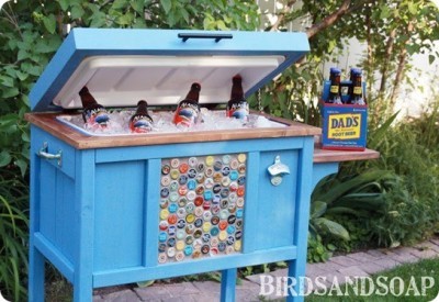 Gift Ideas for Dad #4: Wooden Cooler Stand