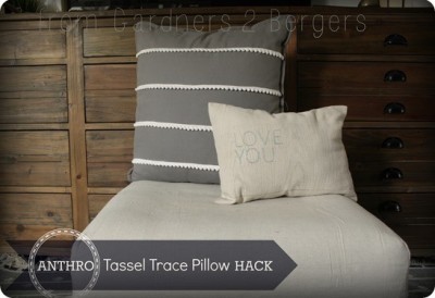 No-Sew Pom Pom Pillow Cover