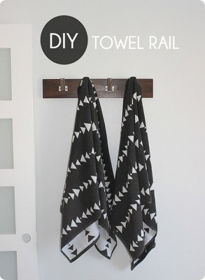 A New Towel Rack for a Remodeled Bathroom