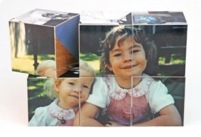 Gift Ideas for Dad #8: Wooden Photo Cubes