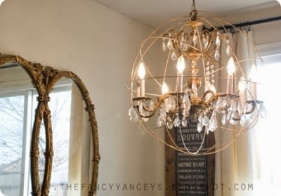 “Easy-As-Pie” Orb Chandelier
