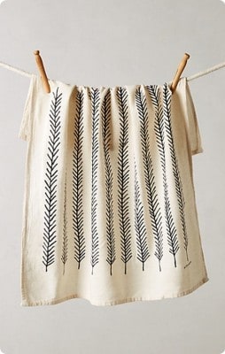 Feather Dishtowels for Fall