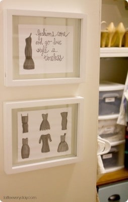 Fashion Wall Art — For Your Closet!