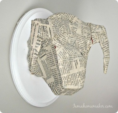 Paper Mache Animal Head