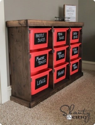 Tame Those Toys with a DIY Storage System