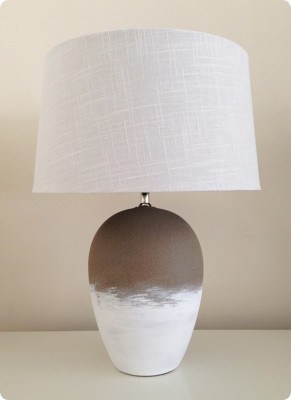 Two-Tone Painted Lamp Makeover