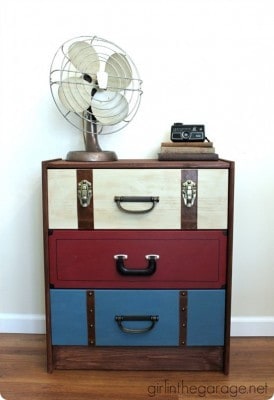 Suitcase Dresser IKEA Hack