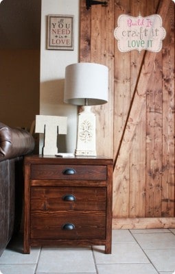 Printer’s Storage Side Table