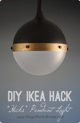 IKEA Hack Hicks Pendant Light
