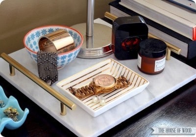 Beautiful Marble Tray on a Budget