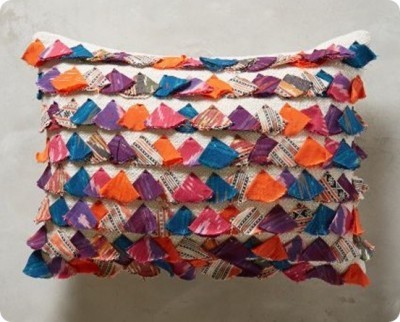 Colorful Tassel Pillow–for Beginning Sewers!