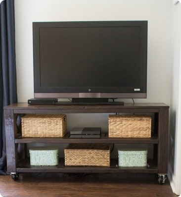 Industrial Style Media Console