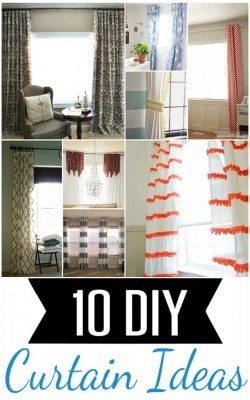 10 DIY Curtain Projects–Knock Off Style