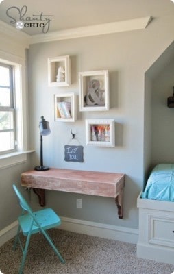 Turn an Old Picture Frame into a Wall Shelf