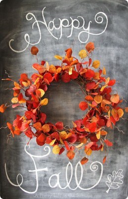 15-Minute Fall Leaf Wreath