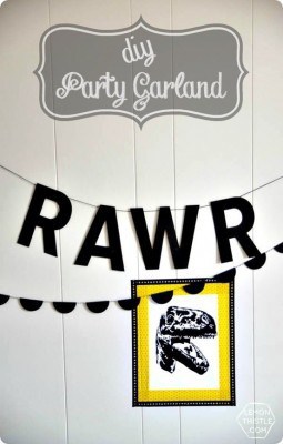 Scalloped Party Garland–in Less than 10 Minutes!