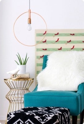 Metal Hoop Pendant Light