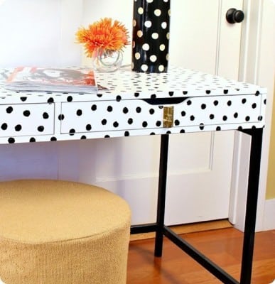 Kate Spade Desk on an IKEA Budget