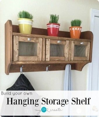 Entryway Hanging Storage Shelf