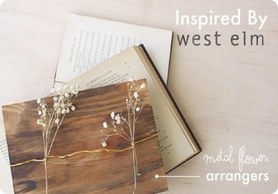 Wood and Wire Dried Flower Display